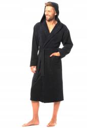 L&L Férfi Pamut Fürdőköpeny 2104 Long Antracit 3XL/46 (5903672811866)