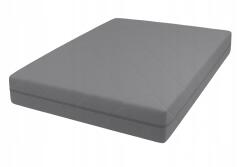  Steppelt matrachuzat cipzárral Sötétszürke 100x200 (100x200 MIKROFIBRA)