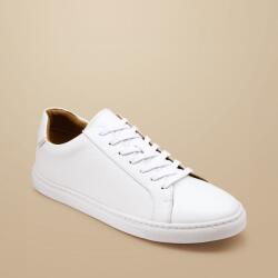 Charles Tyrwhitt Leather Sneakers - White - 44, 5