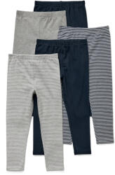 Tchibo - 5 gyerekleggings - kisgyerek - méret 62/68 - kék/mintás