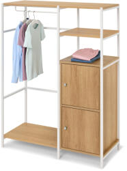 Tchibo - /Grade ruhásszekrény ajtókkal és vállfatartó rúddal gyerekeknek - fehér