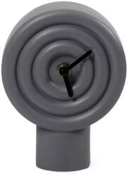 EstiloHome Dekoratív Álló Óra Elektronikus Kerámia Modern Szürke 16cm (ESH033-G)