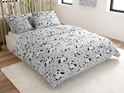  Lenjerie de pat din microfibra PANDA gri Dimensiune lenjerie de pat: 70 x 80 cm | 140 x 200 cm Lenjerie de pat