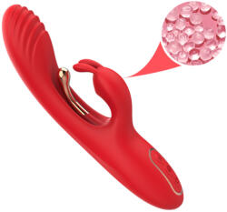 Bestoy - G-pont és csiklóizgató vibrátor (piros) (8032766890719)