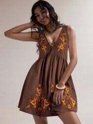 Shein Barna Ruha Mini Hímzés (s) (610401)