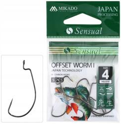 Mikado Sensual Offset Worm I Horgok 5/0 Bn 5 db (HS2315-5/0BN)