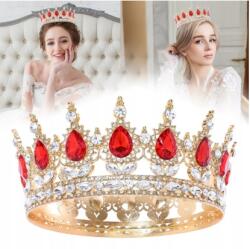  Királyi korona Tiara Ékszerekkel, Születésnapra, Partyra, Tortadíszítés (SKU000392)