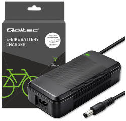 Qoltec Gyors Töltő Elektromos Rollerhez 36V | 42V | 4A | 5.5*2.1 + Tápkábel (52612)