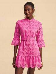 Shein Rózsaszín Ruha Mini Hímzőcsík (M) (610577)