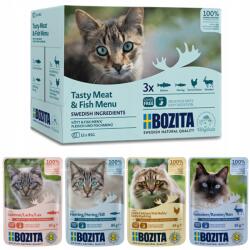 Bozita Nedves Macskaeledel Bozita Tasakokban Ízkeverék Szószban 12 db x 85 g