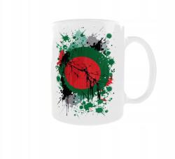  Bögre Nemzeti színek Zászló Banglades állam címere (ALL5637)
