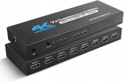PAWONIK Hdmi Switch 2.0 7x1 Switch 4K/60Hz Hdr 8: 8: 8 (JL-4K0701)
