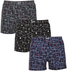 Andrie 3PACK férfi bő szárú boxeralsó Andrie többszínű (PS 5925) XL