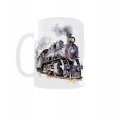  Bögre 300ml Mozdony Vasút Vonat Gőzmozdony (ALL5637)