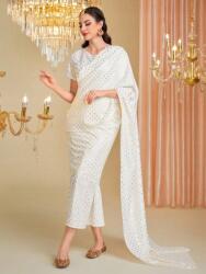 Shein Fehér Szett Ruha Ágytakaró Mintás (XL) (610827)