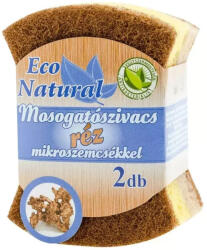 Eco Natural Mosogatószivacs réz mikroszemcsékkel Eco Natural (2db/csomag) (2224-008236)