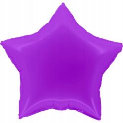 PartyBee Csillag alakú fólia lufi sötét lila 45 cm