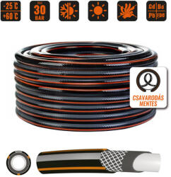 WTools Locsolótömlő 3/4" 50m csavarodásmentes Carbon Prémium Wtools (P412195030) - barkacsoazis