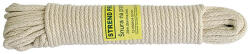 Strend Pro Kötél sodrott pamut 4mm 20m fehér (217633)