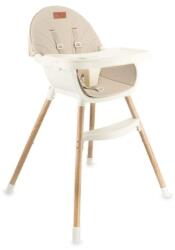 MoMi REKI 2 az 1-ben etetőszék, bézs - bebego