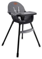 MoMi REKI 2 az 1-ben etetőszék, fekete - bebego