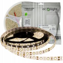 ECOLight Led Szalag 2835 24W 5m 12V Vízálló IP63 Semleges 4000K 300LED (EC79351)