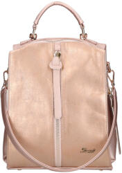 Karen D 408 rozé rostbőr hátitáska és válltáska