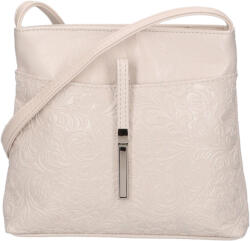 Karen D 099 bézs új virág rostbőr táska