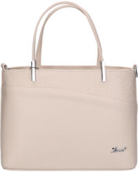 Karen D 444 bézs virág rostbőr kézitáska