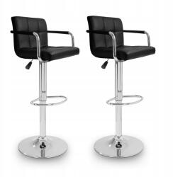 Aga 2x bárszék karfával Fekete (1210000131218)