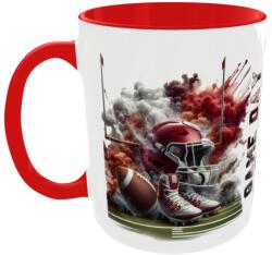  Bögre 330ml Amerikai foci amerikai bögre piros (ALL5637)