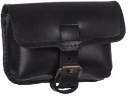 Judu Fekete, egy részes fekvő marhabőr övre húzható kicsi övtáska (1 r kicsi fekete)
