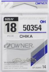 Owner Hooks Talajra szerelt, úszós, Horgok Owner 50354 Chika 14 db (HO-5035418)