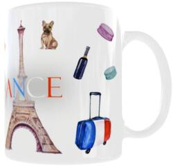  Bögre 300ml Akvarellek Városok AA10v3 Franciaország (AA10v3)