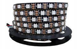 LDN Led szalag Led címezhető WS2812B 60 LED/m fekete 1m IP20 (WS2812B 60LED/m [1m])