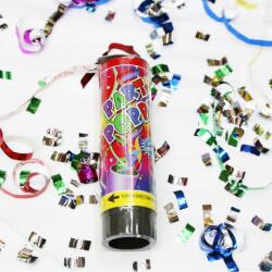 Cyrax Tun de Confetti, Cyrax, Party Popper 20 cm, Model Panglici din Folie, Multicolor (136909)