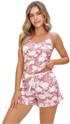 Donna Tina top női pizsama, virágos, S