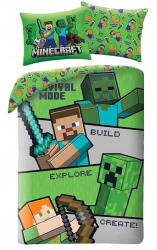 Halantex Minecraft ágyneműhuzat szett - Steve és Creeper
