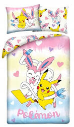 Halentex Pokemon ágyneműhuzat szett - Pink Pikachu