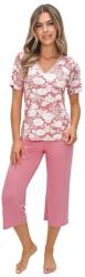 Donna Tina 3/4 női pizsama, rózsaszín, M