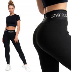 Moraj Női leggings Bélelt Vastag Lábszármelegítő Bordázott Meleg Divatos Moraj L/XL (2200-008)