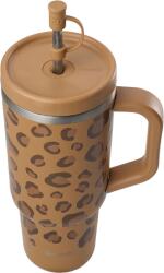 Qwetch Travel cup isotherme inox - Wild - 900ml - Camel