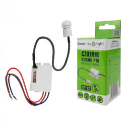 ECOLight PIR mozgás- és alkonyérzékelő szondával, fehér, IP65, 6m, 360°, CP Ecolight (ECOAKC0426)