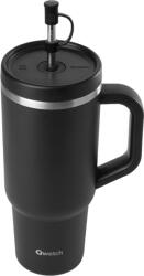 Qwetch Travel cup isotherme inox - Matt - 900ml - Black