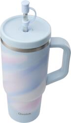 Qwetch Travel cup isotherme inox - Aura - 900ml - Pastel blue