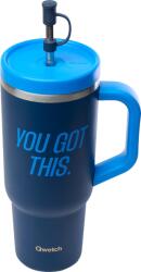 Qwetch Travel cup isotherme inox - Level up - 900ml - Midnight blue