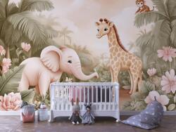  Tapet personalizat camera copilului Povesti cu animale 11