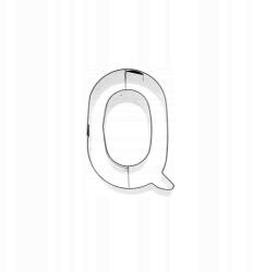 RBV Birkmann Süteménylyukasztó forma Q betű Birkmann Fém Precíziós Tartós (196452)