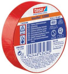 TESA Szigetelőszalag piros 10m x 15mm vezetékek szigeteléséhez és jelöléséhez (53988)