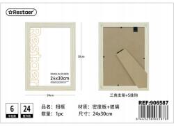  Képkeret 24x30cm Fehér Fa kivitel (481805736)